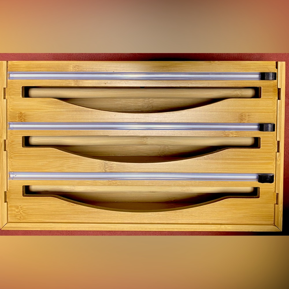 3 in 1 Organizer for Foil, Cling Film & Parchment Paper - Like New Condition